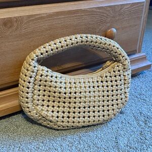 The Inez Knotted Faux Leather Bag - by Anthropologie